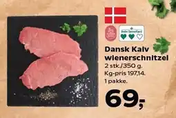 SuperBrugsen Dansk Kalv wienerschnitzel tilbud