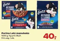 SuperBrugsen Purina Latz menuboks tilbud