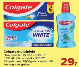 SuperBrugsen Colgate mundpleje tilbud