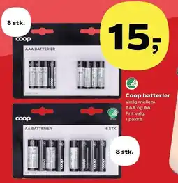 SuperBrugsen Coop batterier tilbud