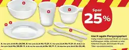 SuperBrugsen Spar 25% på use It again flergangsplast tilbud