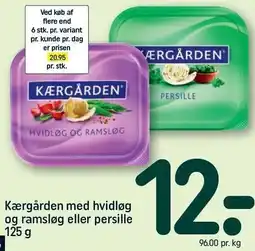 REMA 1000 Kærgården med hvidløg og ramsløg eller persille tilbud