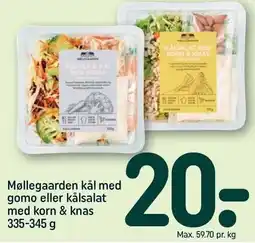 REMA 1000 Møllegaarden kål med gomo eller kålsalat med korn og knas tilbud