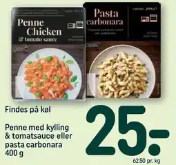 REMA 1000 Penne med kylling & tomatsauce eller pasta carbonara tilbud