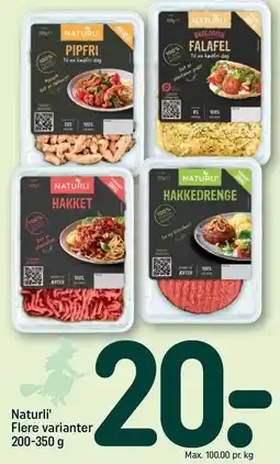REMA 1000 Naturli' tilbud