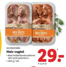 Lidl VILSTRUPGÅRD Halv vagtel tilbud