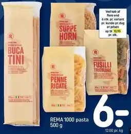 REMA 1000 REMA 1000 pasta tilbud