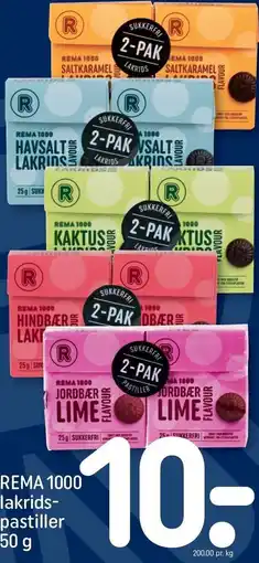 REMA 1000 REMA 1000 lakridspastiller tilbud