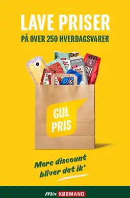 Min Købmand LAVE PRISER PÅ OVER 250 HVERDAGSVARER tilbud