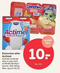 SPAR Danonino eller Actimel tilbud