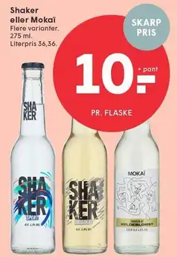 SPAR Shaker eller Mokaï tilbud