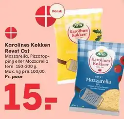 SPAR Karolines Køkken Revet Ost tilbud