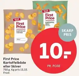 SPAR First Price Kartoffelbåde eller Skiver tilbud