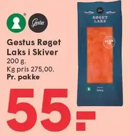 SPAR Gestus Røget Laks i Skiver tilbud