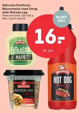 SPAR Bähncke Fastfood, Mayonnaise med Smag eller Ristede Løg tilbud