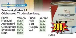 Harald Nyborg Droppen Træbeskyttelse 4 L tilbud