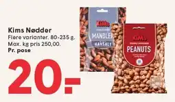 SPAR Kims Nødder tilbud