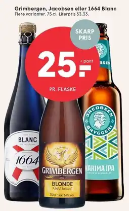SPAR Grimbergen, Jacobsen eller 1663 Blanc tilbud