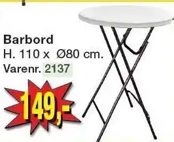 Harald Nyborg Barbord tilbud