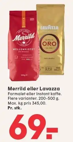 SPAR Merrild eller Lavazza tilbud
