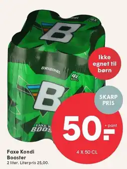 SPAR Faxe Kondi Booster tilbud