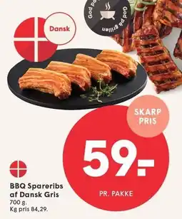 SPAR BBQ Spareribs af Dansk Gris tilbud
