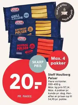 SPAR Steff Houlberg Pølser tilbud
