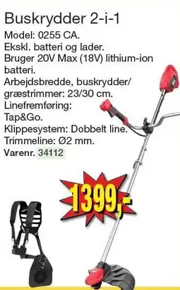 Harald Nyborg Buskrydder 2-i-1 tilbud