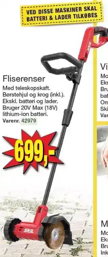 Harald Nyborg Fliserenser tilbud