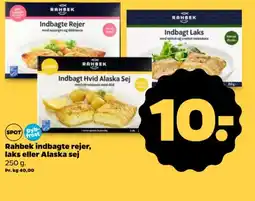 Netto Rahbek indbagte rejer, laks eller Alaska sej tilbud