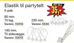 Harald Nyborg Elastik til partytelt tilbud