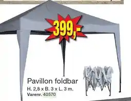 Harald Nyborg Pavillon foldbar tilbud
