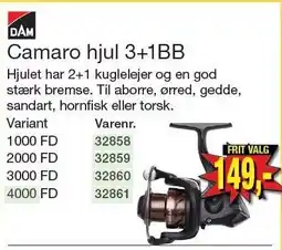 Harald Nyborg DAM Camaro hjul 3+1BB tilbud