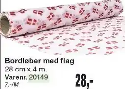 Harald Nyborg Bordløber med flag tilbud