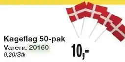 Harald Nyborg Kageflag 50-pak tilbud