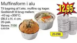Harald Nyborg Muffinsform i alu tilbud