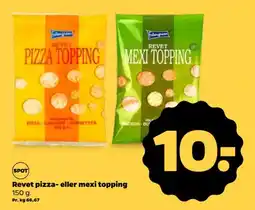 Netto Revet pizza- eller mexi topping tilbud