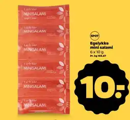 Egelykke mini salami