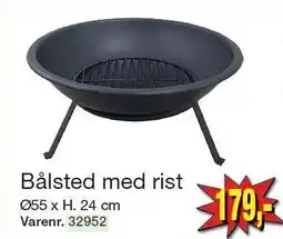 Harald Nyborg Bålsted med rist tilbud