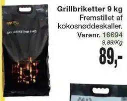 Harald Nyborg Grillbriketter 9 kg tilbud