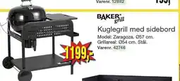 Harald Nyborg BAKER grill Kuglegrill med sidebord tilbud