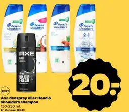 Netto Axe deospray eller Head & shoulders shampoo tilbud