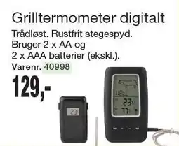 Harald Nyborg Grilltermometer digitalt tilbud