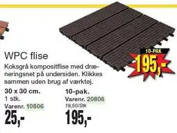Harald Nyborg WPC flise tilbud