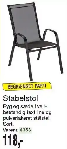 Harald Nyborg Stabelstol tilbud