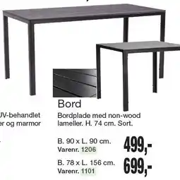 Harald Nyborg Bord tilbud