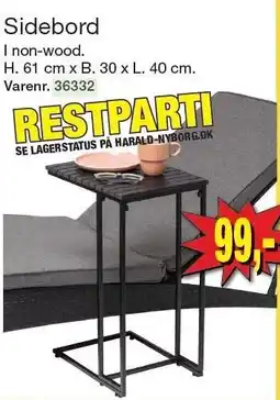 Harald Nyborg Sidebord tilbud