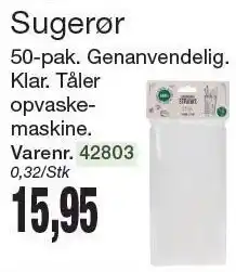 Harald Nyborg Sugerør tilbud