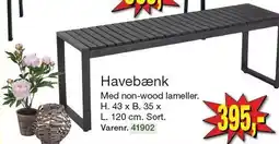 Harald Nyborg Havebænk tilbud