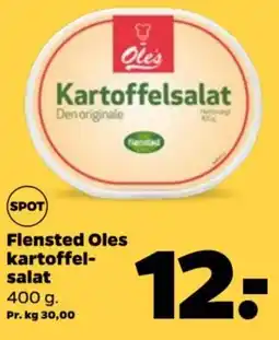 Netto Flensted Oles kartoffel- salat tilbud